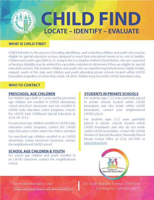 Child Find Poster Image